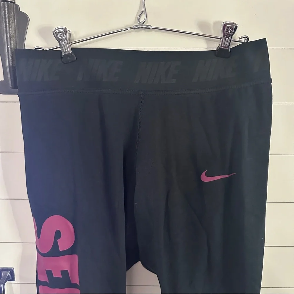 Nike Women FSU seminoles Black‎ Leggings - Picture 5 of 9